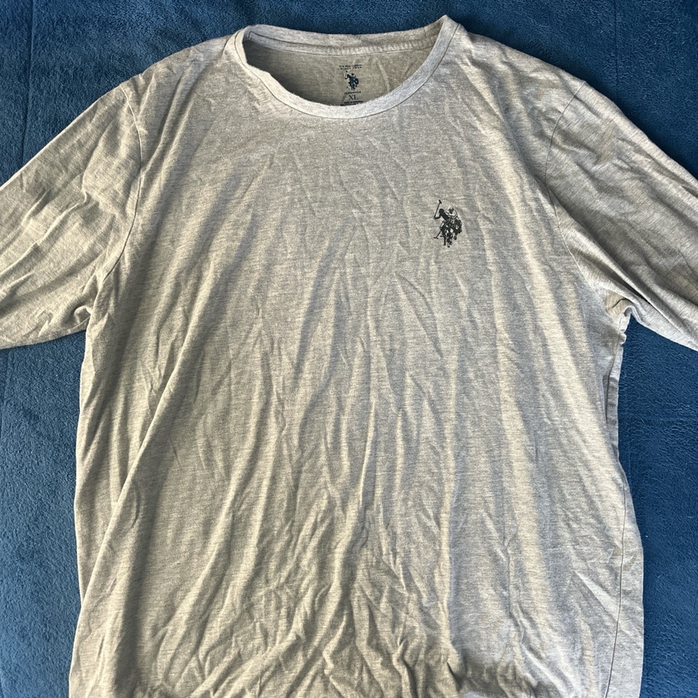 U.S. Polo Assn. Gray Short Sleeve Tee
